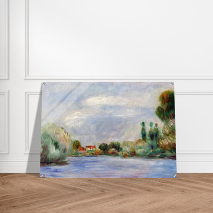 House on the River - Pierre-Auguste Renoir Acrylic Print - 70x100 cm / 28x40″ inches