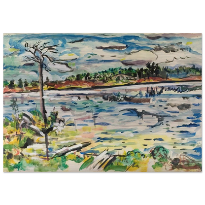 MICHIGAN SUMMER DAYS - Ivan Albright Brushed Aluminum Print - 70x100 cm / 28x40 inches | Ivan Albright Aluminum Print | Ivan Albright Prints