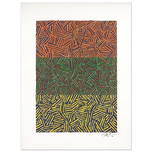 Jasper Johns - UNTITLED 1978  75x100 cm / 30x40inches Fine Art Poster