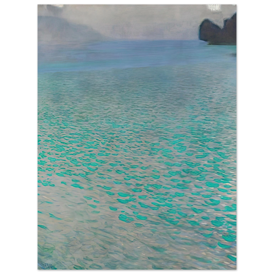 Gustav Klimt - ATTERSEE 1900  75x100 cm / 30x40inches Fine Art Poster