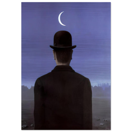 THE SCHOOLMASTER 1954 - Rene Magritte Brushed Aluminum Print - 70x100 cm / 28x40 inches | Rene Magritte Aluminum Print | Rene Magritte Prints
