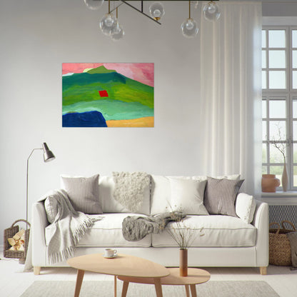 Untitled #17 - 1980 - Etel Adnan Brushed Aluminum Print - 70x100 cm / 28x40 inches | Etel Adnan Aluminum Print | Etel Adnan Prints