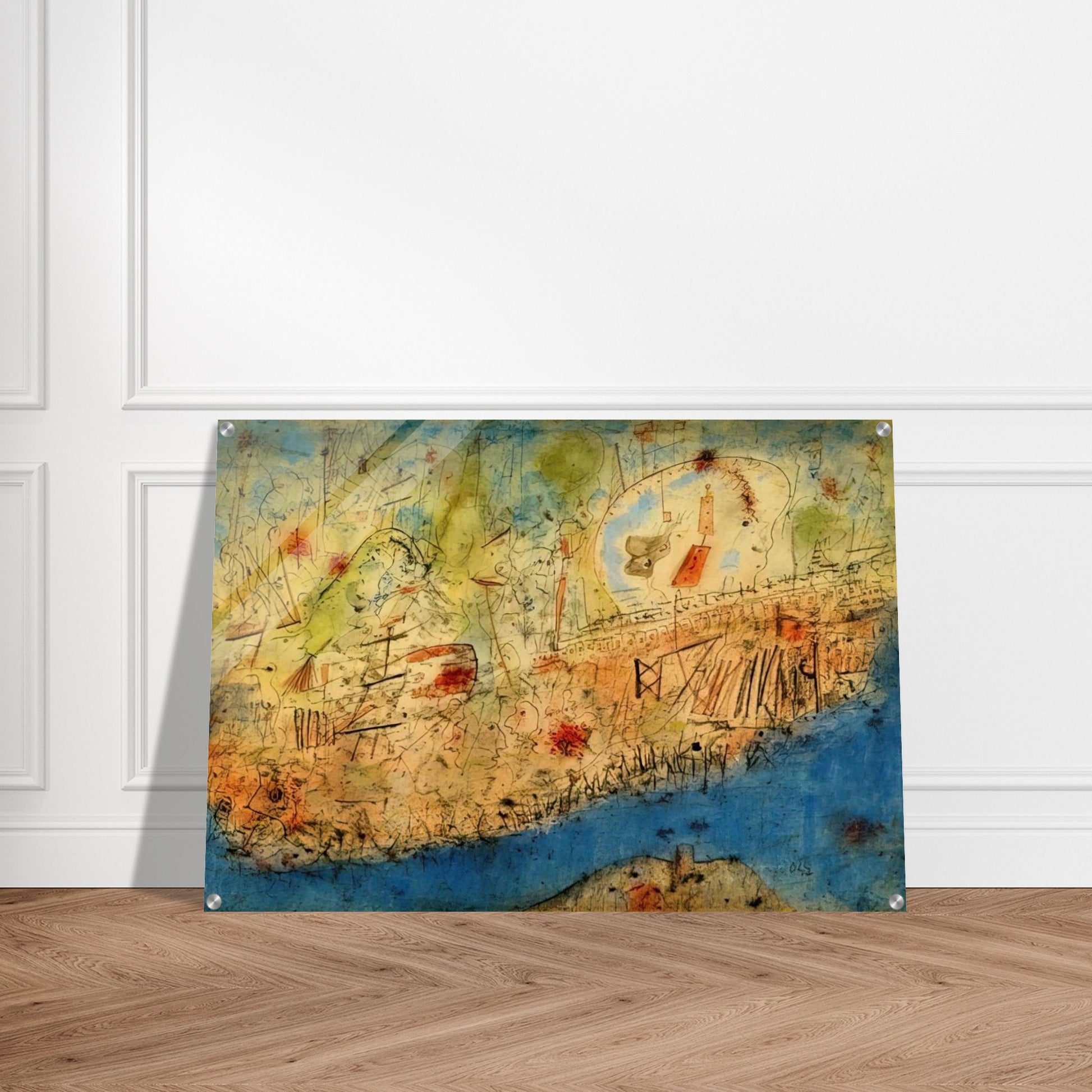 Camp des Milles - 1940 - Wols Acrylic Print - 70x100 cm / 28x40″ inches