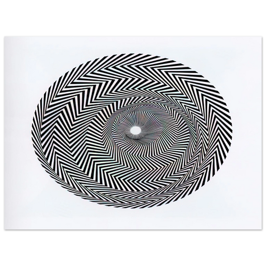 Bridget Riley - BLAZE 1 1962  75x100 cm / 30x40inches Fine Art Poster