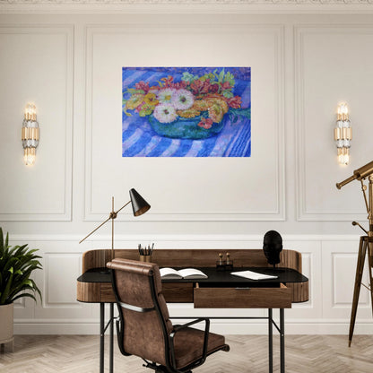 YELLOW BOUQUET 1917 - Theo van Rysselberghe Brushed Aluminum Print - 70x100 cm / 28x40 inches | Theo van Rysselberghe Aluminum Print | Theo van Rysselberghe Prints
