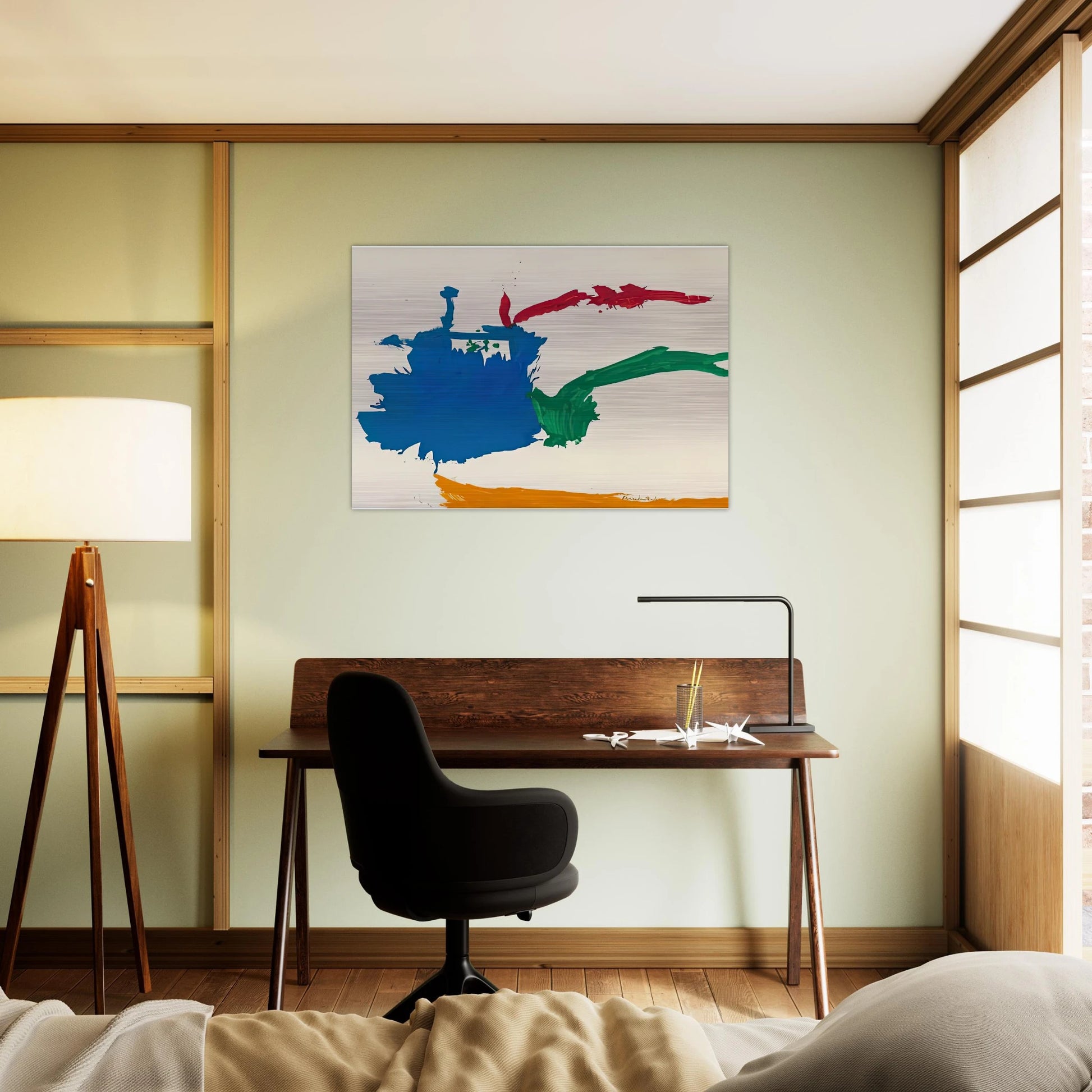 Italian Beach, 1960- - Helen Frankenthaler Brushed Aluminum Print - 70x100 cm / 28x40 inches | Helen Frankenthaler Aluminum Print | Helen Frankenthaler Prints