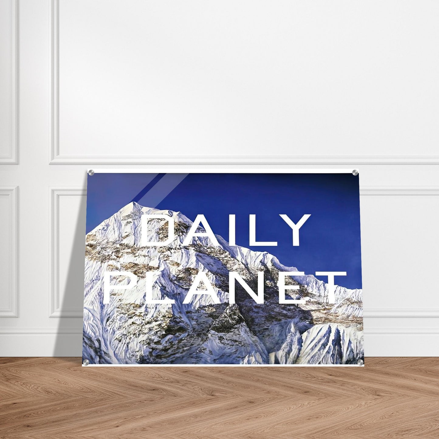 DAILY PLANET 2003 - Edward Ruscha Acrylic Print - 70x100 cm / 28x40″ inches
