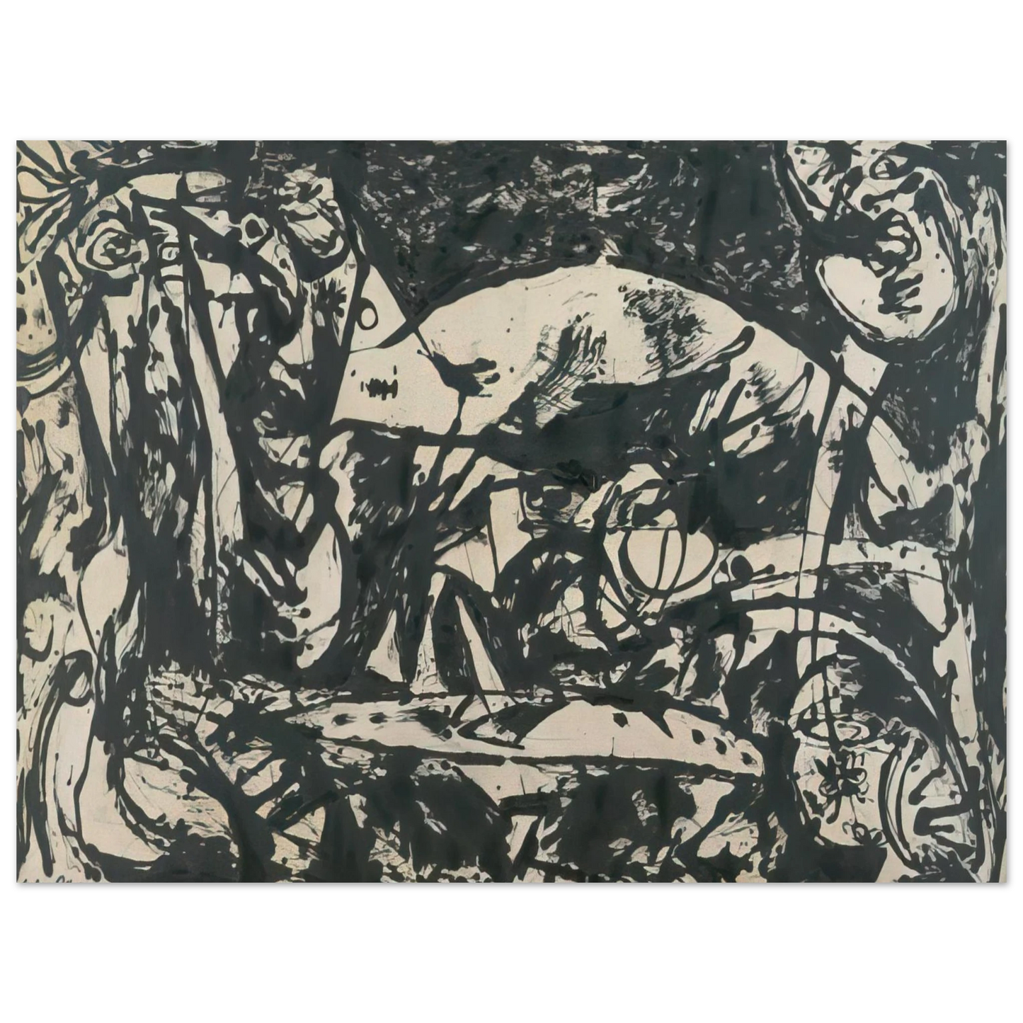 Jackson Pollock - NUMBER 14  75x100 cm / 30x40inches Fine Art Poster