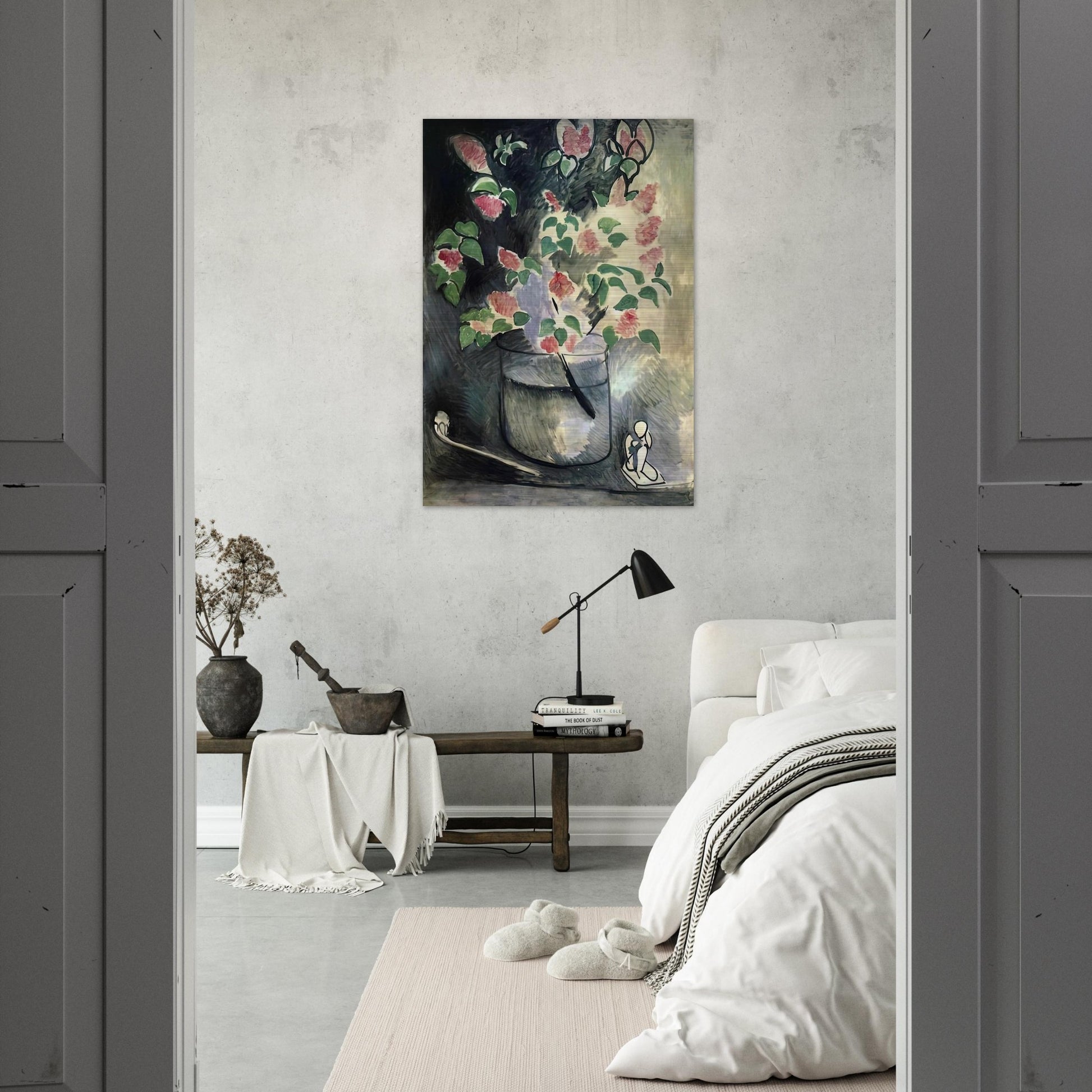 BRANCH OF LILLACS 1914 - Henri Matisse Brushed Aluminum Print - 70x100 cm / 28x40 inches | Henri Matisse Aluminum Print | Henri Matisse Prints