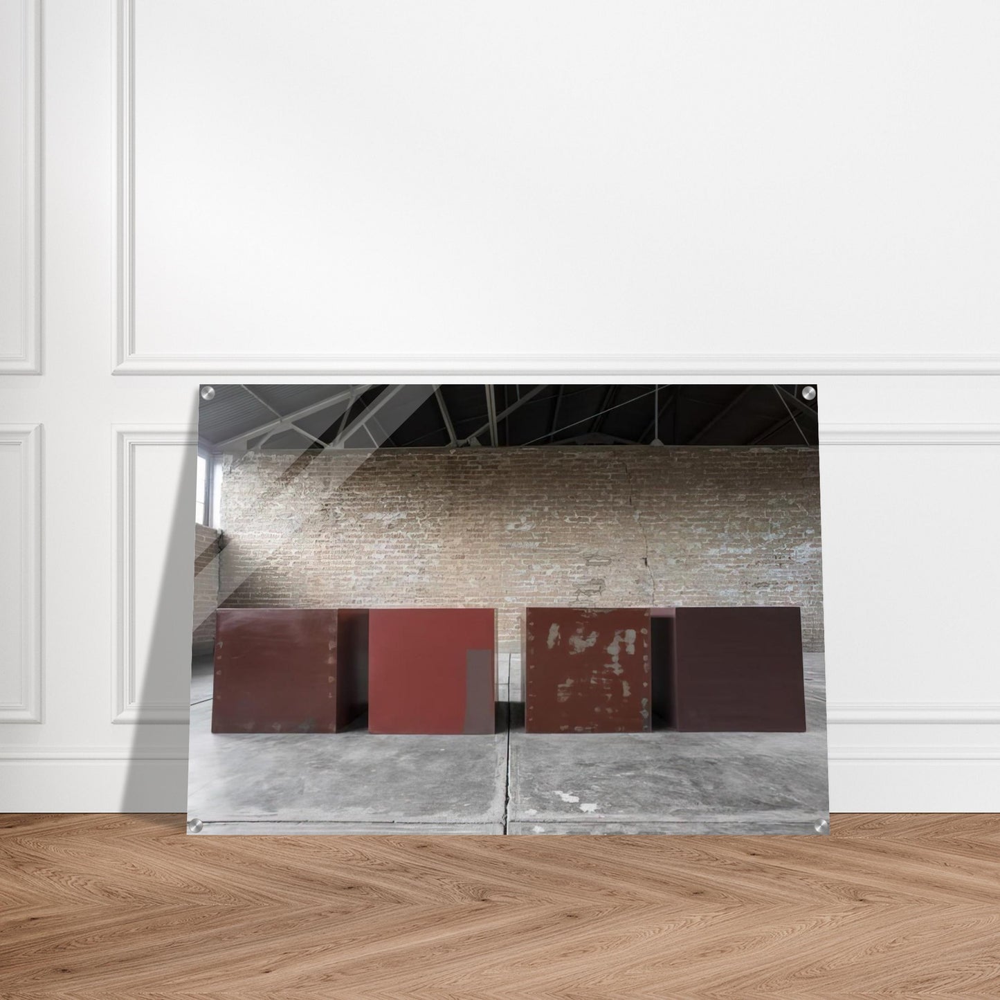 Untitled Repair Tests - 1966 - Donald Judd Acrylic Print - 70x100 cm / 28x40″ inches
