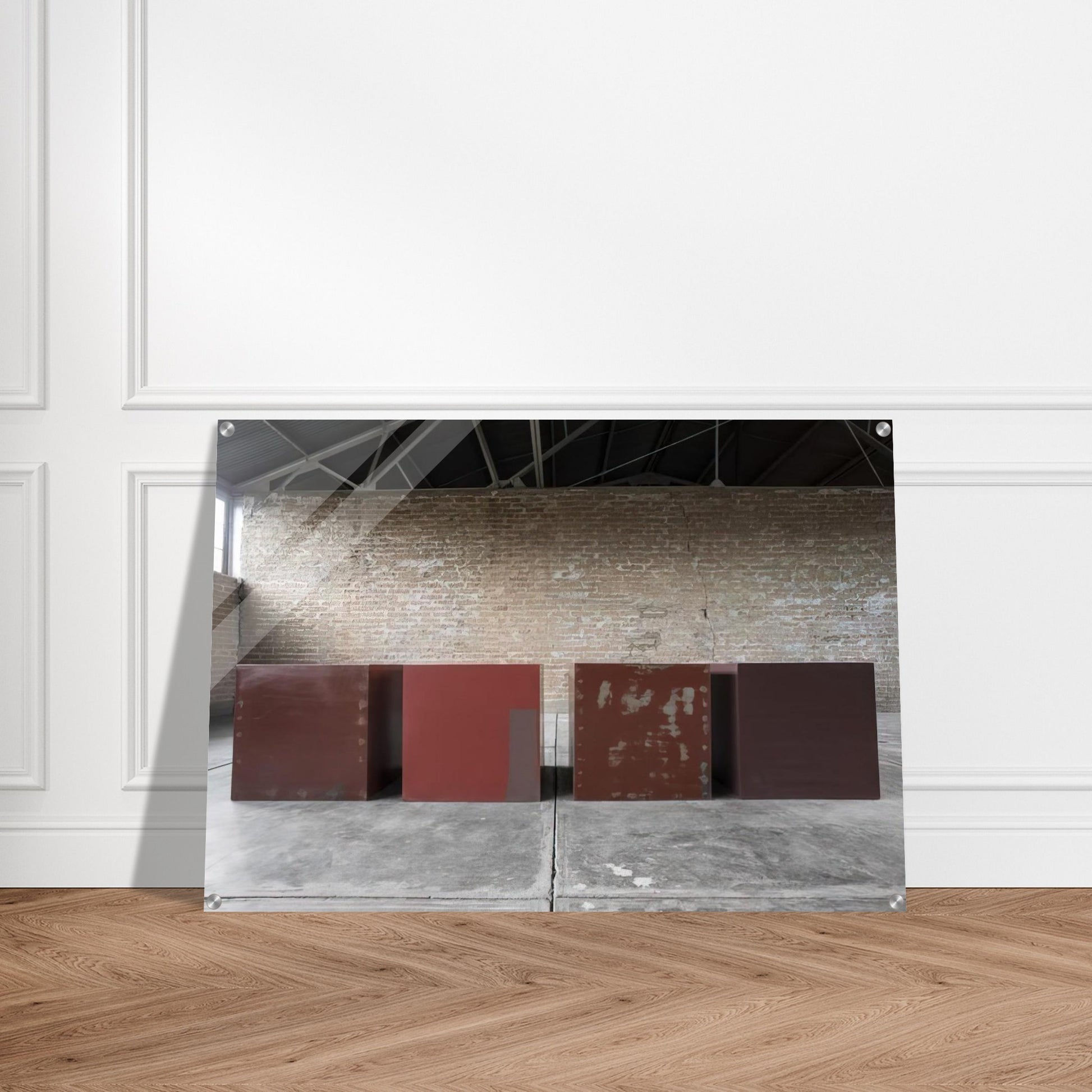 Untitled Repair Tests - 1966 - Donald Judd Acrylic Print - 70x100 cm / 28x40″ inches