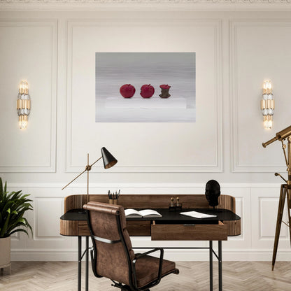 2 Minutes 33 Seconds Red - 1962 - Billy Apple Brushed Aluminum Print - 70x100 cm / 28x40 inches | Billy Apple Aluminum Print | Billy Apple Prints