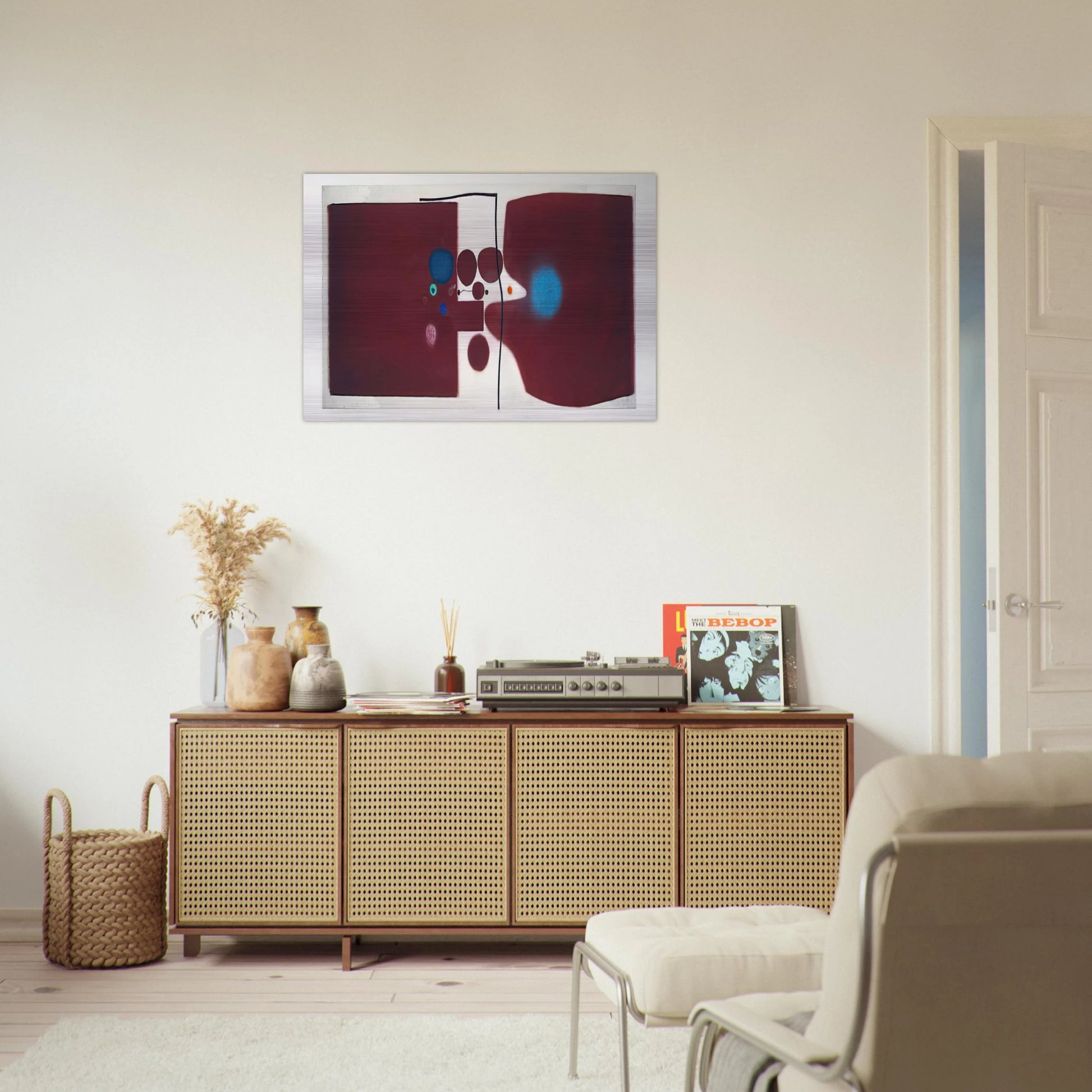Brown Symphony - 1979 - Victor Pasmore Brushed Aluminum Print - 70x100 cm / 28x40 inches | Victor Pasmore Aluminum Print | Victor Pasmore Prints
