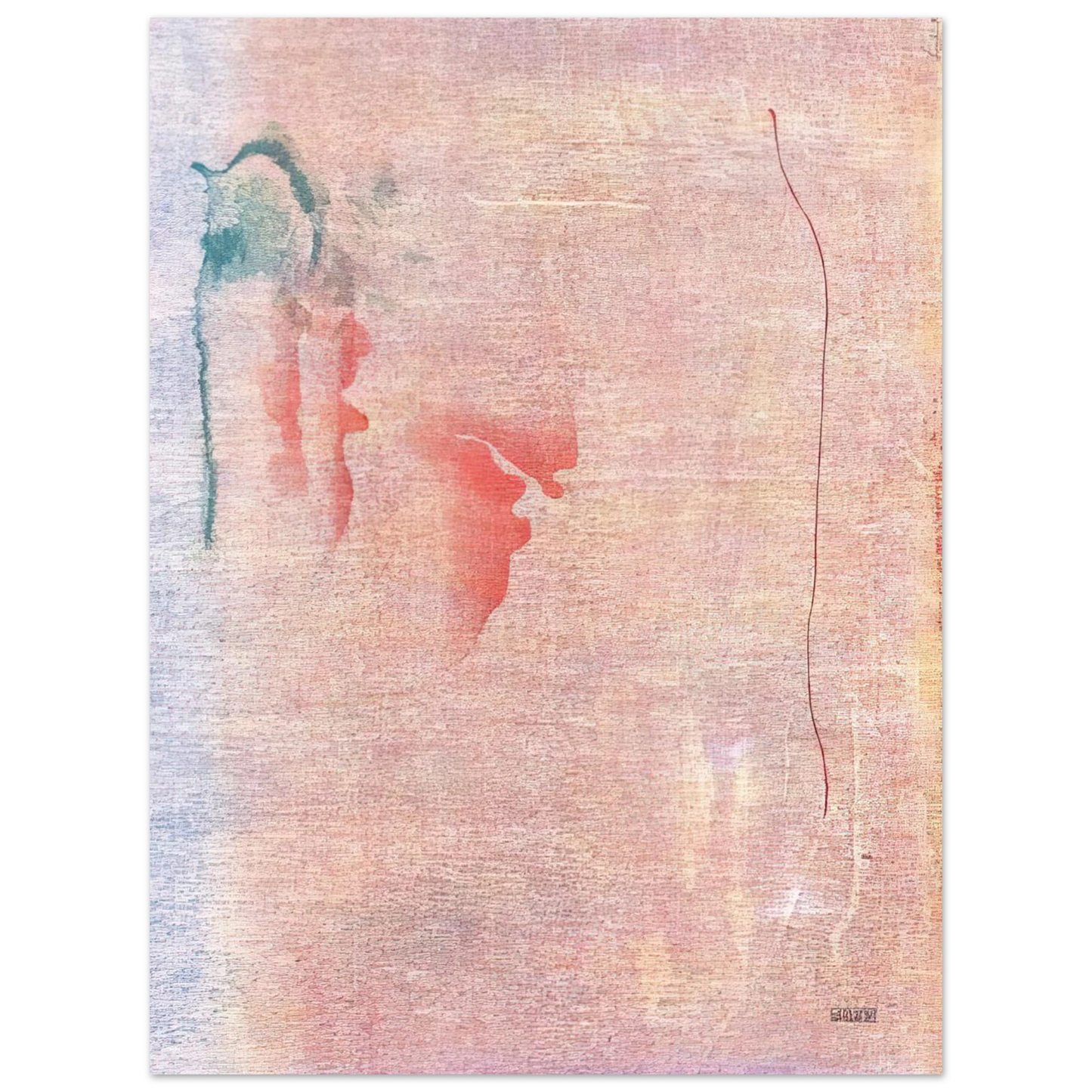 Helen Frankenthaler - Cedar Hill - 1983 Wall art - 40x50 cm / 16x20 inches - Fine Art Poster-canvas - -