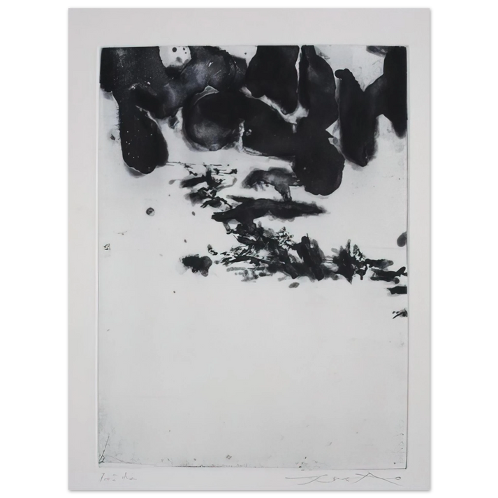 Zao Wou-Ki - GENESIS 1982  75x100 cm / 30x40inches Fine Art Poster
