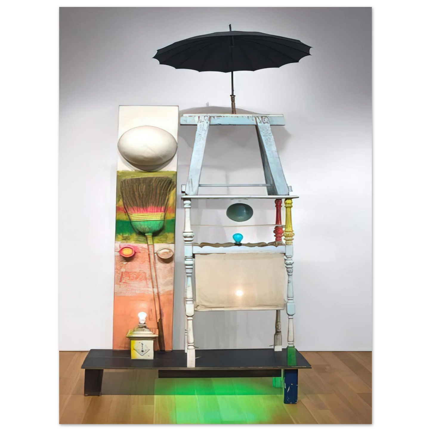 Robert Rauschenberg - THE TOWER 1957  75x100 cm / 30x40inches Fine Art Poster