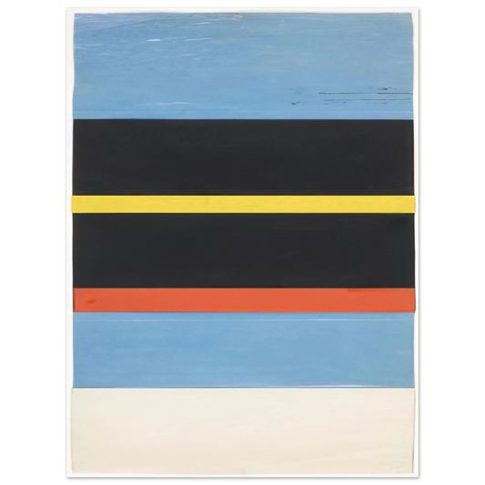 Ellsworth Kelly - Boats in Sanary Harbor  75x100 cm / 30x40inches Fine Art Poster