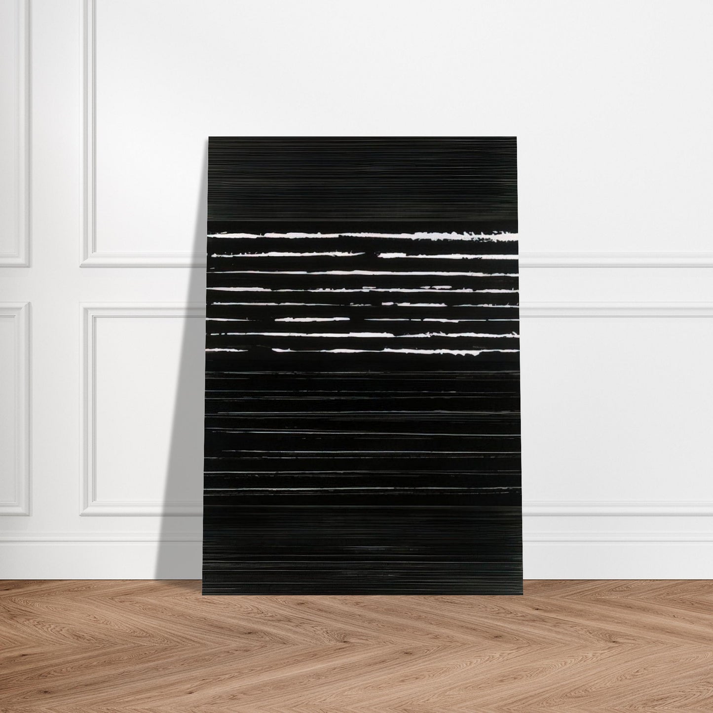 Peinture 324 x 181 cm, 14 mars 1999 Polyptyque - 1999 - Pierre Soulages Brushed Aluminum Print - 70x100 cm / 28x40 inches | Pierre Soulages Aluminum Print | Pierre Soulages Prints