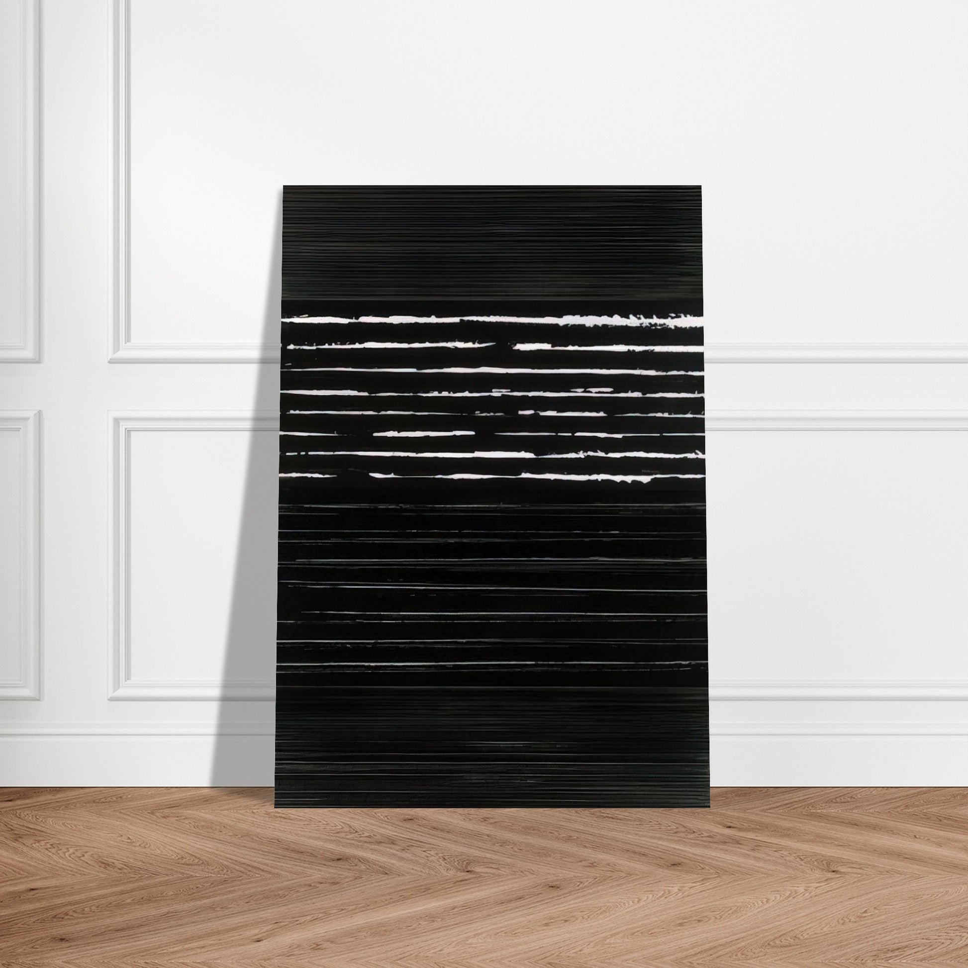 Peinture 324 x 181 cm, 14 mars 1999 Polyptyque - 1999 - Pierre Soulages Brushed Aluminum Print - 70x100 cm / 28x40 inches | Pierre Soulages Aluminum Print | Pierre Soulages Prints
