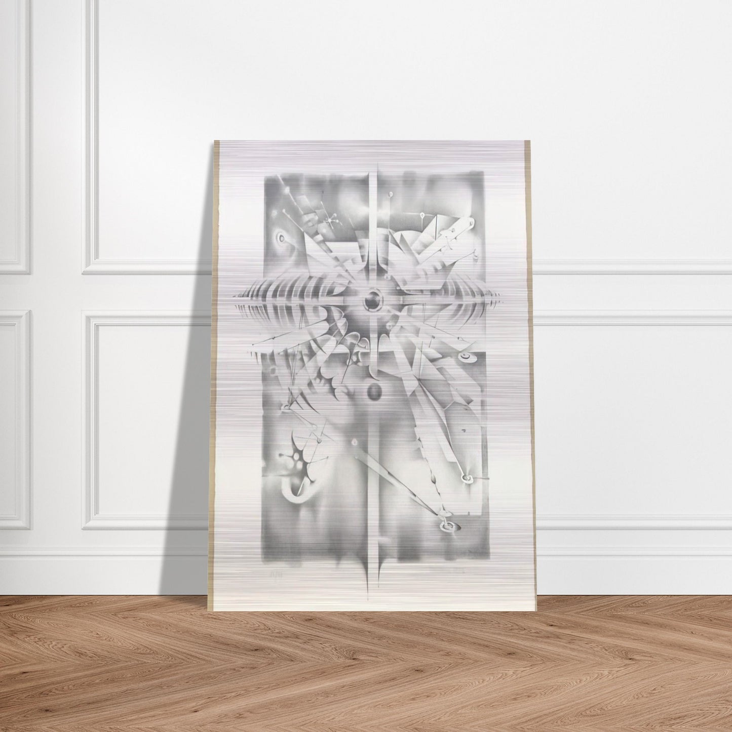 UNTITLED FROM THE ATELIER PROJECT 1986 - Lee Bontecou Brushed Aluminum Print - 70x100 cm / 28x40 inches | Lee Bontecou Aluminum Print | Lee Bontecou Prints