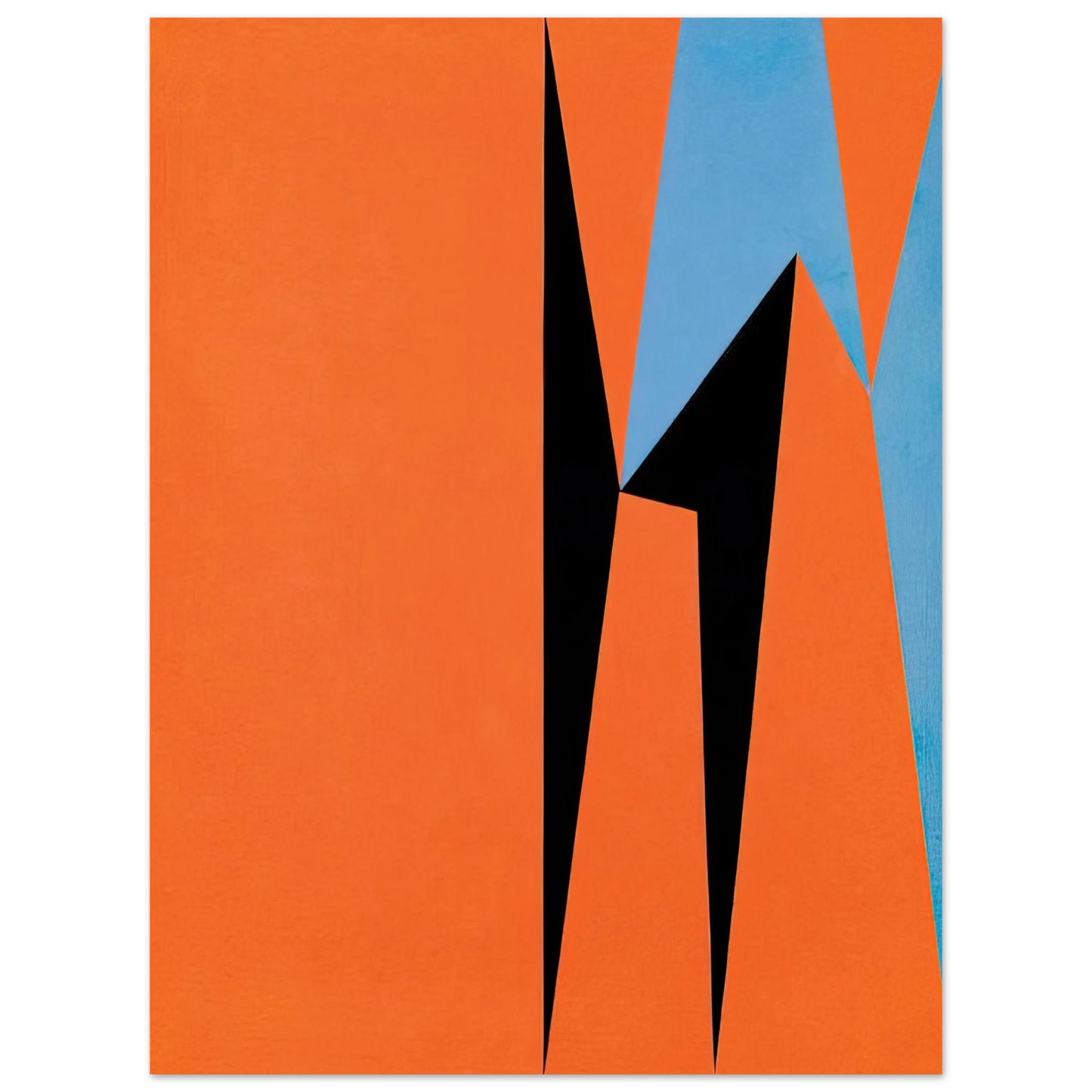 Lorser Feitelson - Dichotomic Organization - 1959  75x100 cm / 30x40inches Fine Art Poster