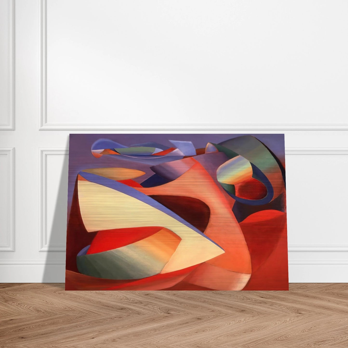 Lutte as Ciel - 1937 - John Ferren Brushed Aluminum Print - 70x100 cm / 28x40 inches | John Ferren Aluminum Print | John Ferren Prints