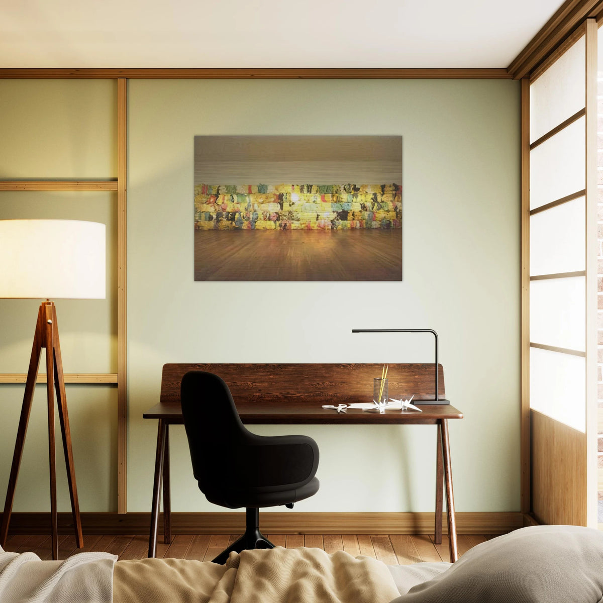 Cortina de Espuma - 2001 - Joao Vieira Brushed Aluminum Print - 70x100 cm / 28x40 inches | Joao Vieira Aluminum Print | Joao Vieira Prints
