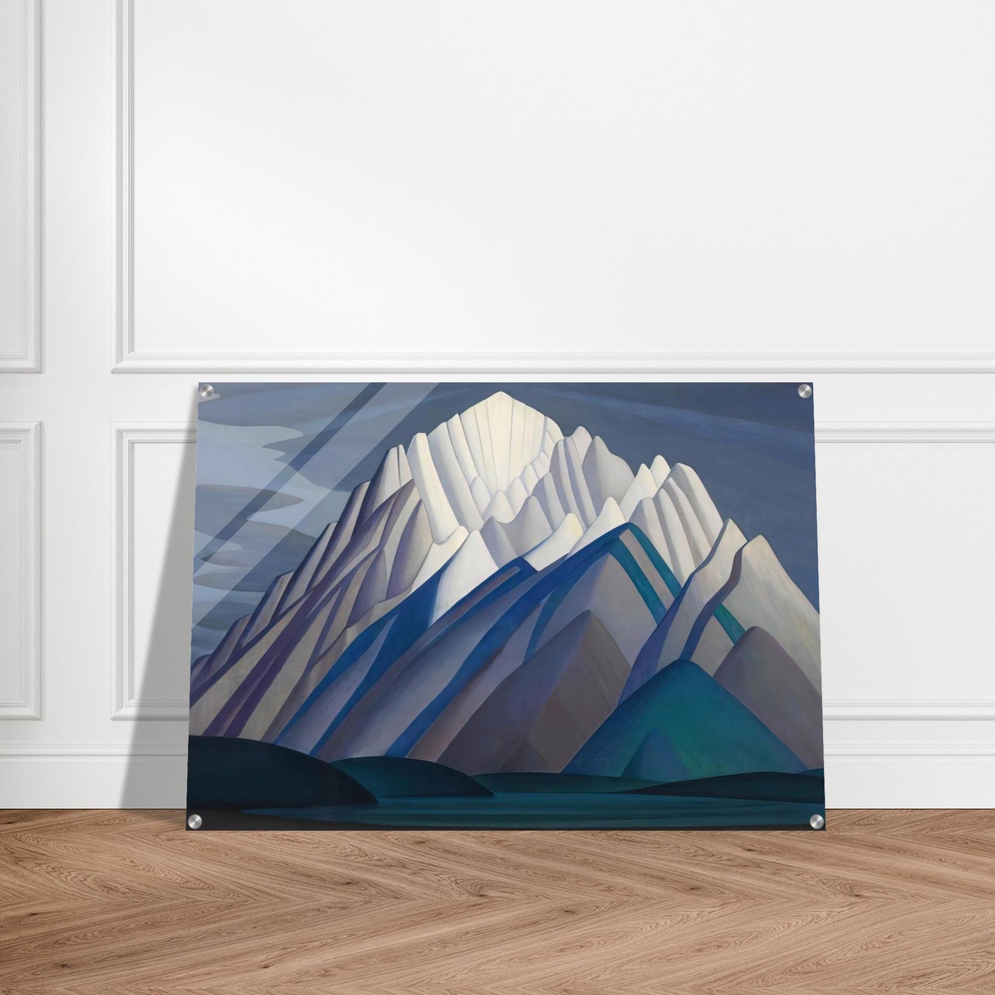 Mountain Forms - 1926 - Lawren Harris Acrylic Print - 70x100 cm / 28x40″ inches | Lawren Harris Wall Art | Lawren Harris Prints