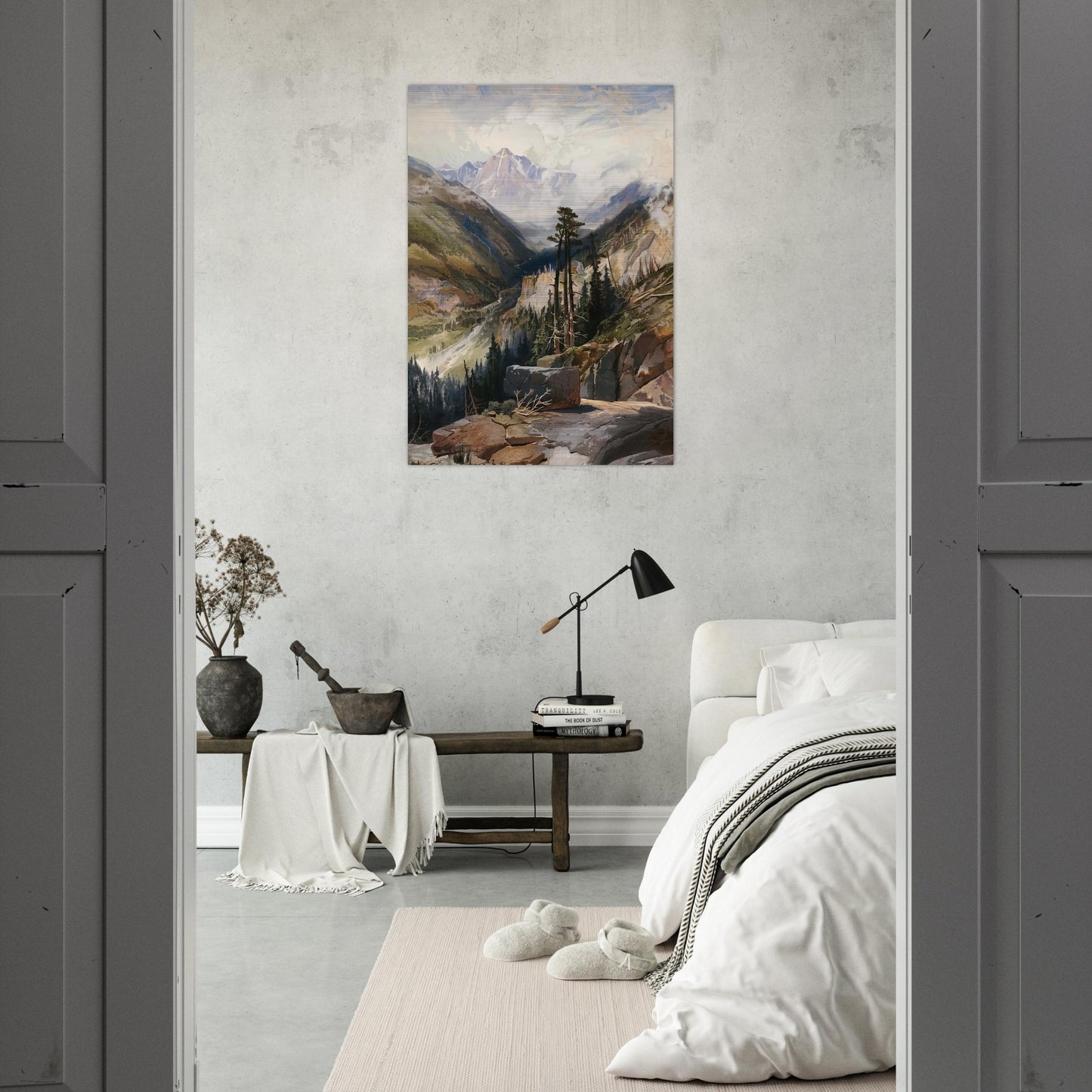 The Mountain of the Holy Cross Colorado - Thomas Moran Brushed Aluminum Print - 70x100 cm / 28x40 inches | Thomas Moran Aluminum Print | Thomas Moran Prints