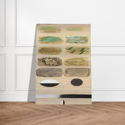 Life Cycle of a Leaf - Expressionism - Morris Graves Brushed Aluminum Print - 70x100 cm / 28x40 inches | Morris Graves Aluminum Print | Morris Graves Prints