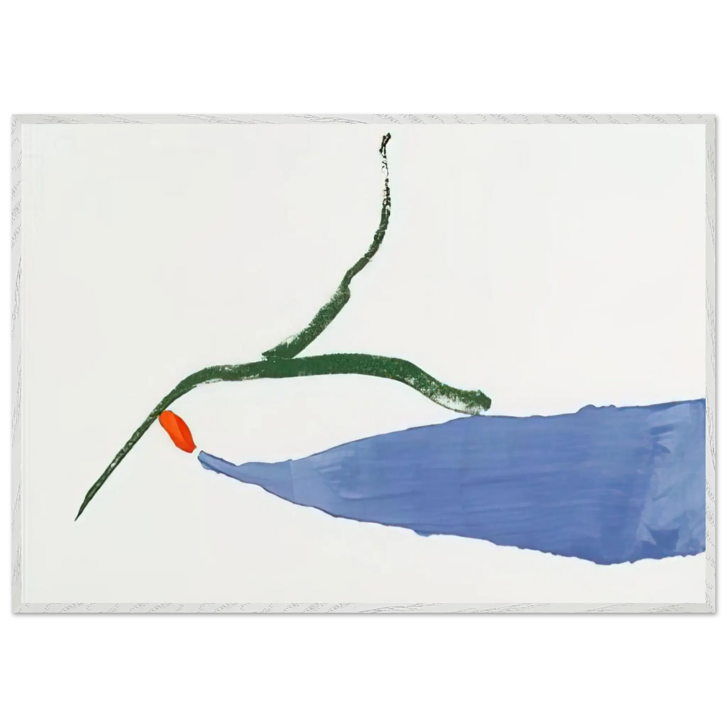 Helen Frankenthaler - A Little Zen - 1970 Wall art - 60x80 cm / 24x32 Inches - Premium Wooden Framed Poster With Fine Art Paper - Black frame