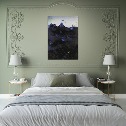 Blue Bed - Yves Tanguy Brushed Aluminum Print - 70x100 cm / 28x40 inches | Yves Tanguy Aluminum Print | Yves Tanguy Prints