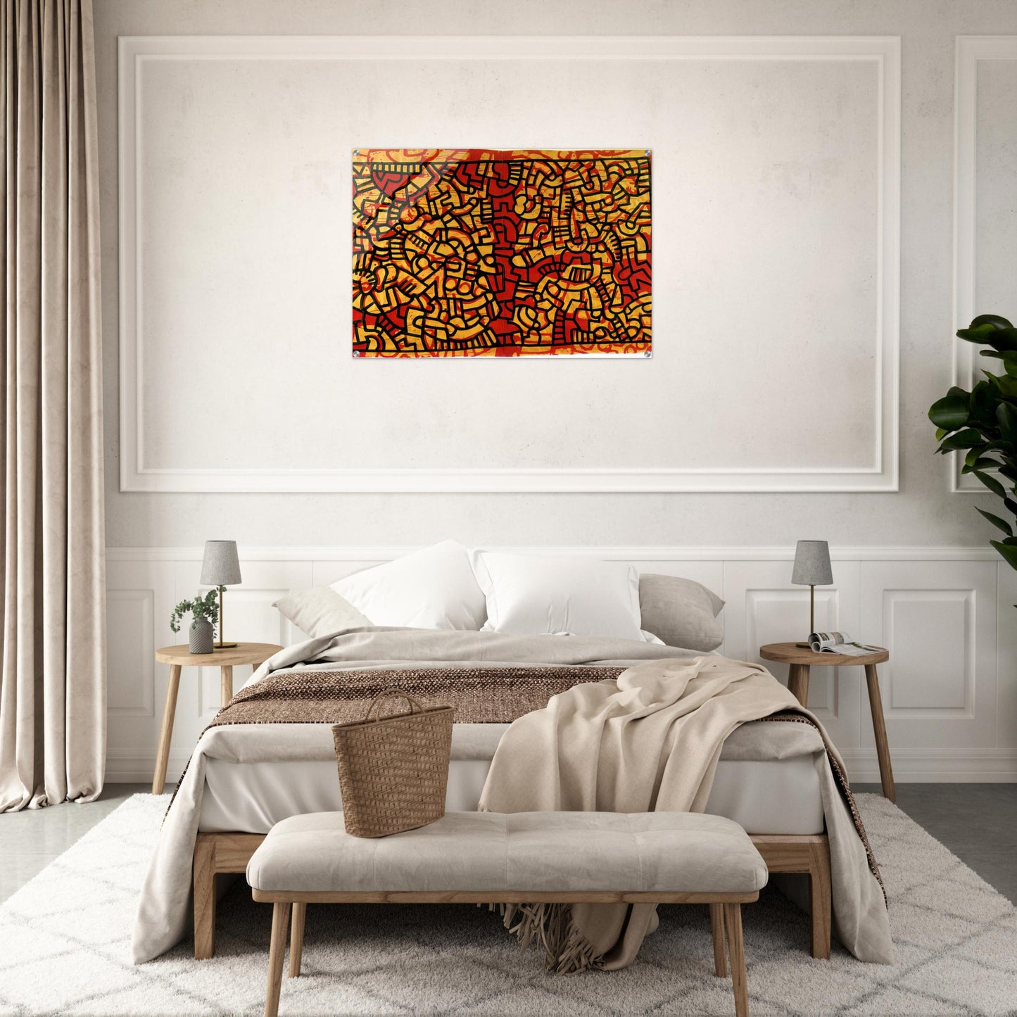 UNTITLED 1979 - Keith Haring Acrylic Print - 70x100 cm / 28x40″ inches