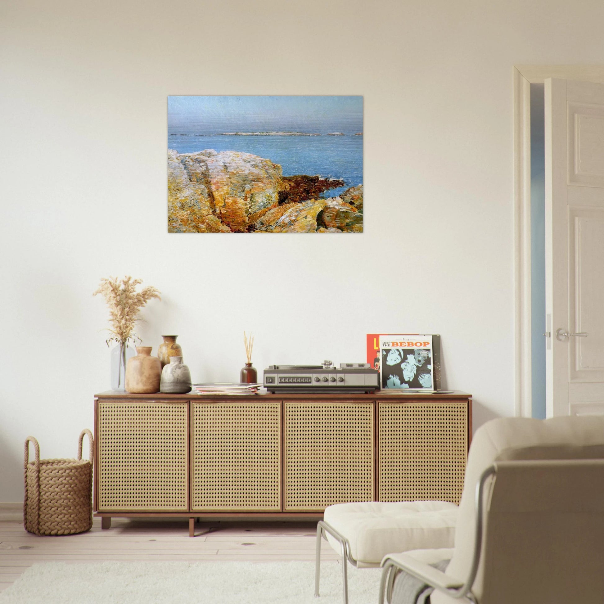 Duck Island - Childe Hassam Brushed Aluminum Print - 70x100 cm / 28x40 inches | Childe Hassam Aluminum Print | Childe Hassam Prints