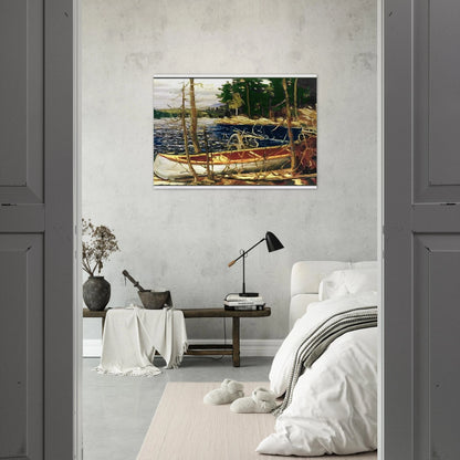 THE CANOE 1912 - Tom Thomson Brushed Aluminum Print - 70x100 cm / 28x40 inches | Tom Thomson Aluminum Print | Tom Thomson Prints