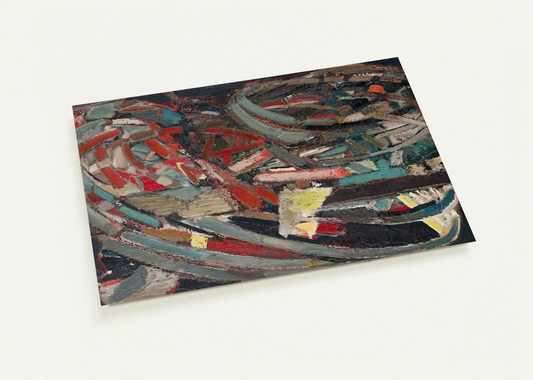 Composition - 1947 By Nicolas de Stael Pack of 10 Post Cards | Nicolas de Stael Post Cards | A6 (10.5 x 14.8 cm) - 4.1 x 5.8 inches