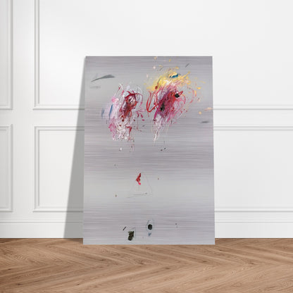 Nine Discourses on Commodus, Part IV - Cy Twombly Brushed Aluminum Print - 70x100 cm / 28x40 inches | Cy Twombly Aluminum Print | Cy Twombly Prints