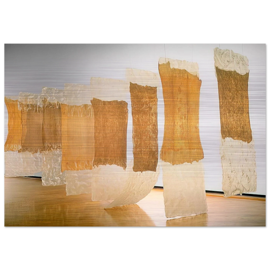 CONTINGENT 1968 - Eva Hesse Brushed Aluminum Print - 70x100 cm / 28x40 inches | Eva Hesse Aluminum Print | Eva Hesse Prints