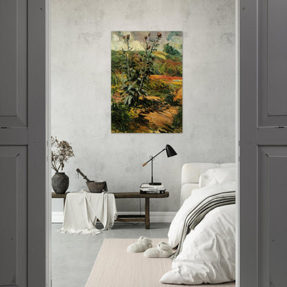 Two Thistles - Vincent van Gogh Brushed Aluminum Print - 70x100 cm / 28x40 inches | Vincent van Gogh Aluminum Print | Vincent van Gogh Prints