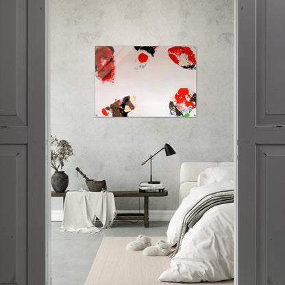 Berlin Red - Sam Francis Acrylic Print - 70x100 cm / 28x40″ inches