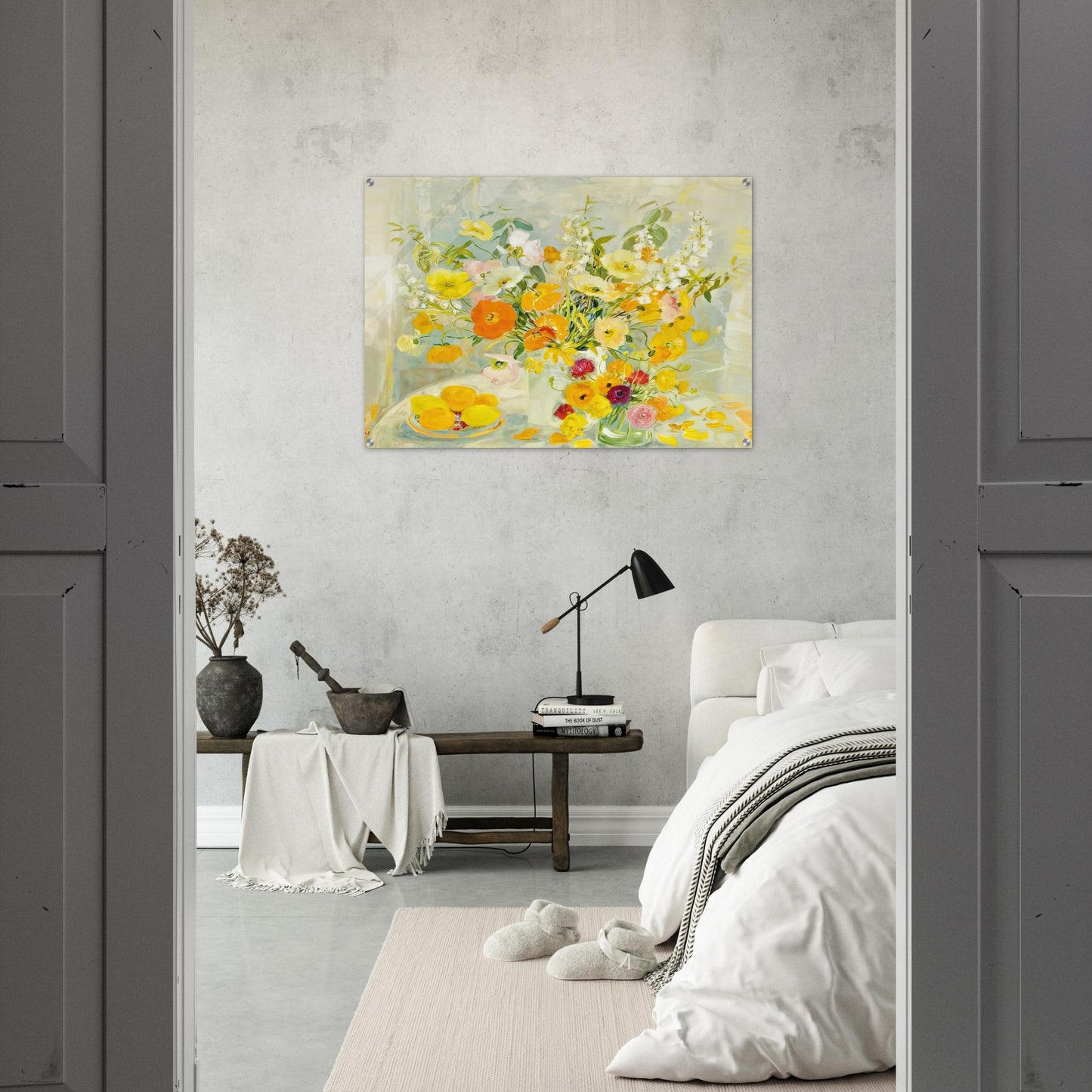 Flower Composition - Post-Impressionism - Le Pho Acrylic Print - 70x100 cm / 28x40″ inches