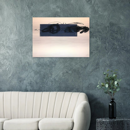 Z 1981 - Antoni Tapies Brushed Aluminum Print - 70x100 cm / 28x40 inches | Antoni Tapies Aluminum Print | Antoni Tapies Prints