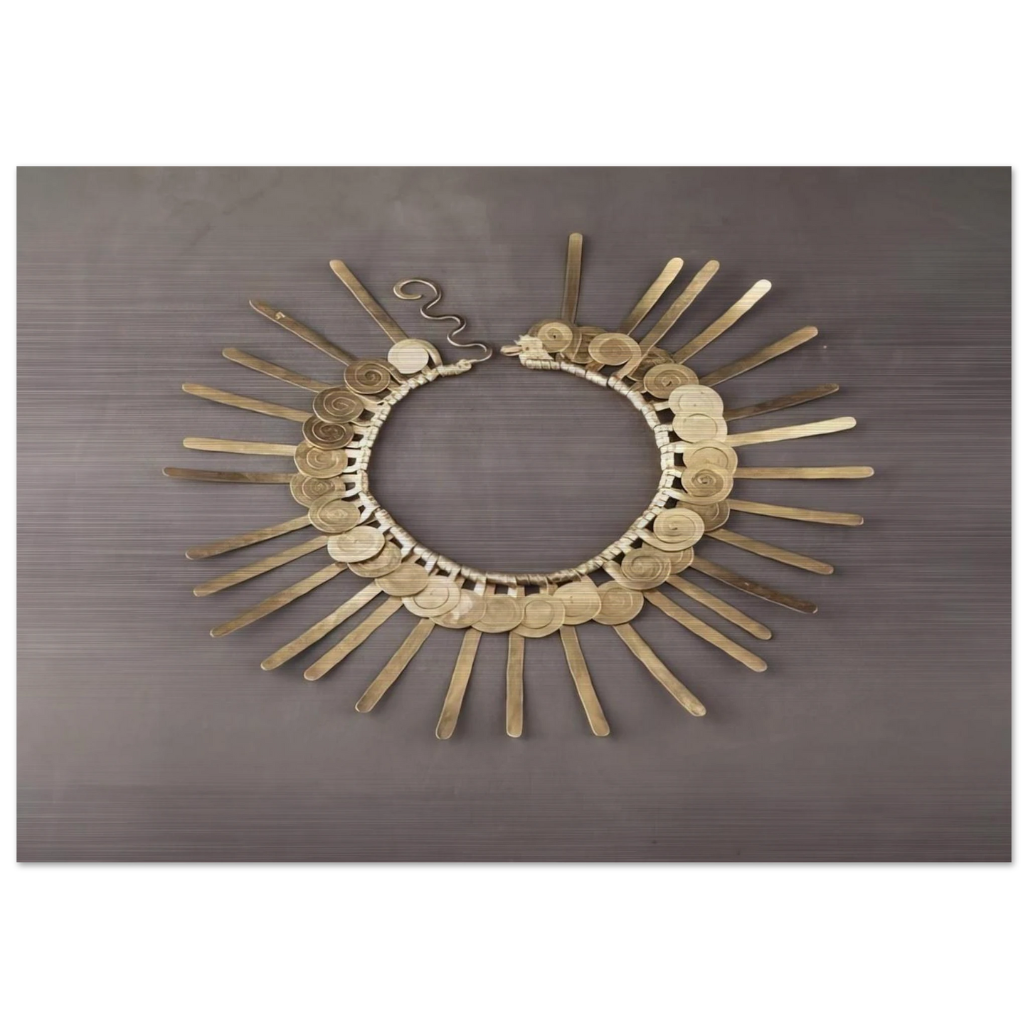 NECKLACE 1937 - Alexander Calder Brushed Aluminum Print - 70x100 cm / 28x40 inches | Alexander Calder Aluminum Print | Alexander Calder Prints