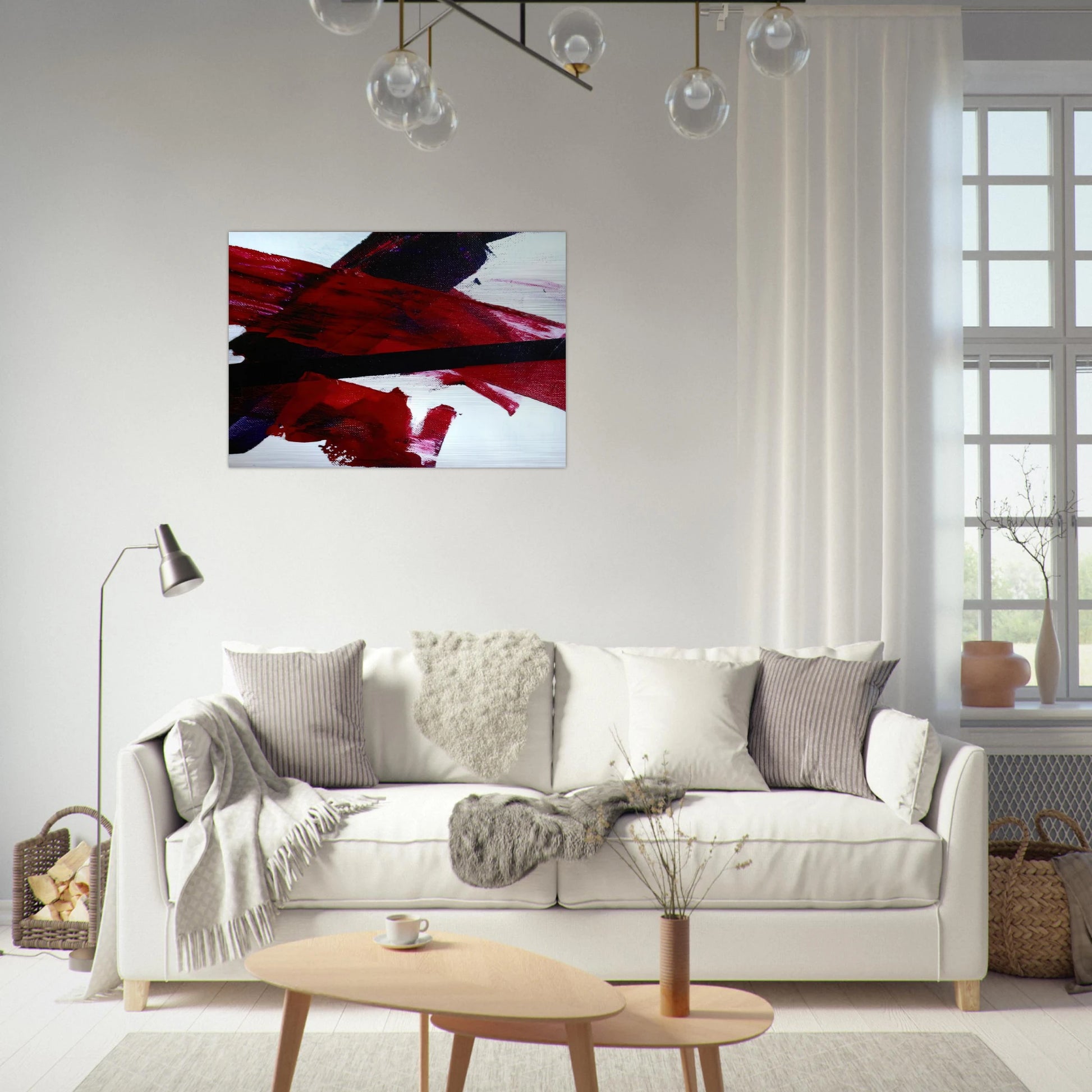 UNTITLED NR 2316 2006 - Luis Feito Brushed Aluminum Print - 70x100 cm / 28x40 inches | Luis Feito Aluminum Print | Luis Feito Prints