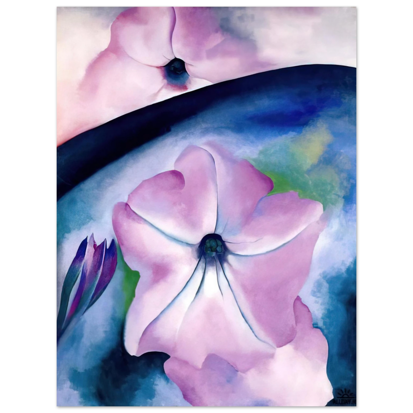 Georgia O'Keeffe - Petunia II Fine Art Poster