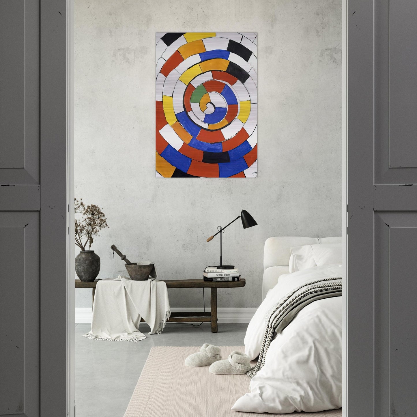 SPIRAL 1970 - Alexander Calder Brushed Aluminum Print - 70x100 cm / 28x40 inches | Alexander Calder Aluminum Print | Alexander Calder Prints