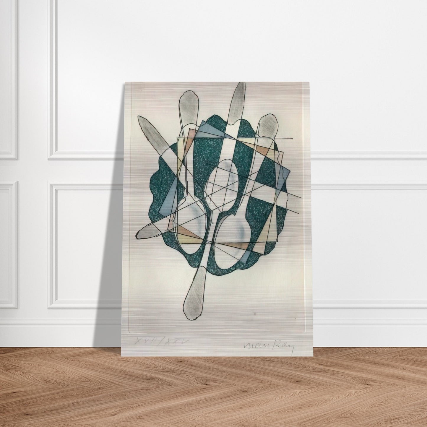 ELECTRO MAGIE - Man Ray Brushed Aluminum Print - 70x100 cm / 28x40 inches | Man Ray Aluminum Print | Man Ray Prints