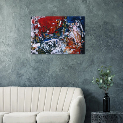 Perspectives - Jean-Paul Riopelle Brushed Aluminum Print - 70x100 cm / 28x40 inches | Jean-Paul Riopelle Aluminum Print | Jean-Paul Riopelle Prints