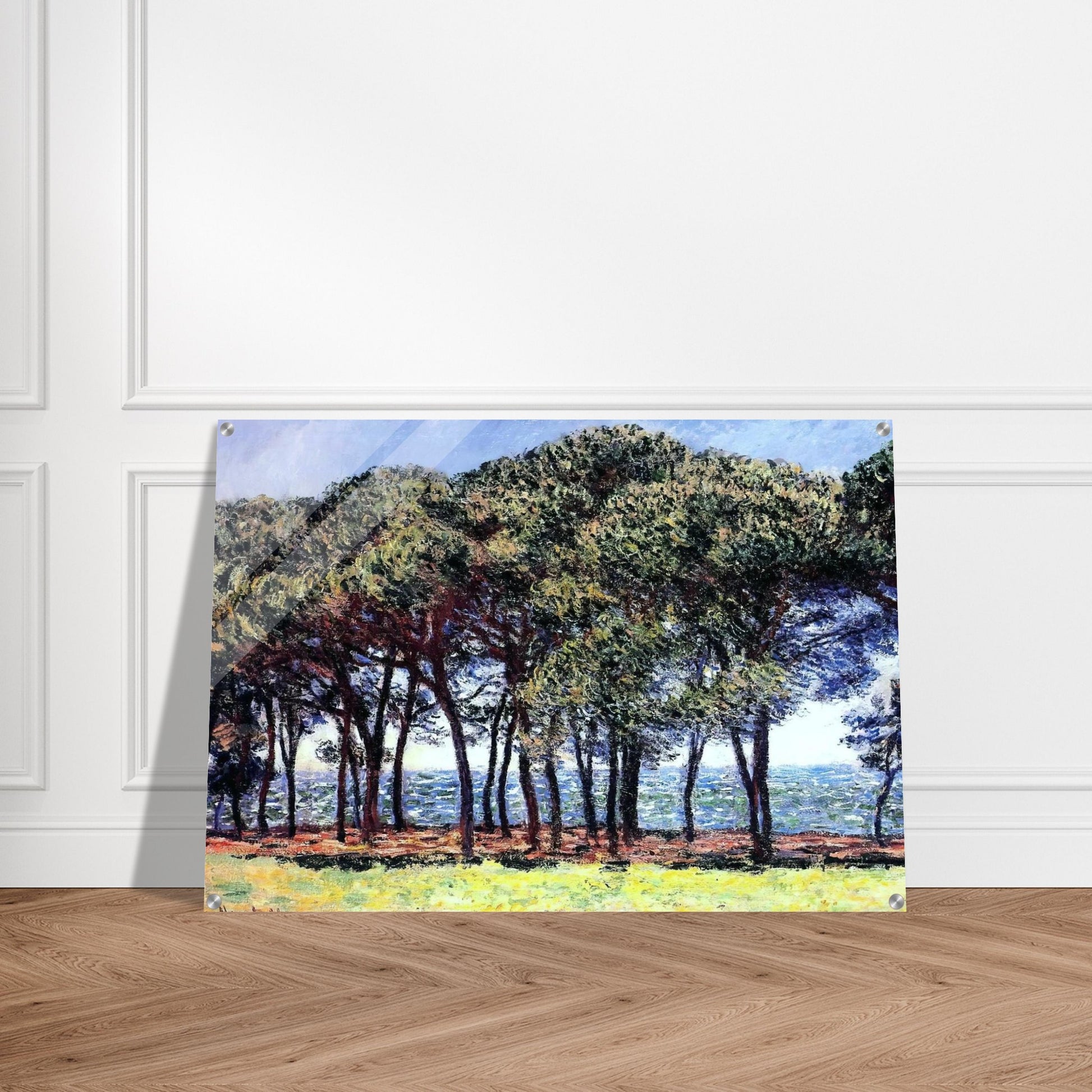 Pine Trees, Cap d'Antibes - claude monet Acrylic Print - 70x100 cm / 28x40″ inches