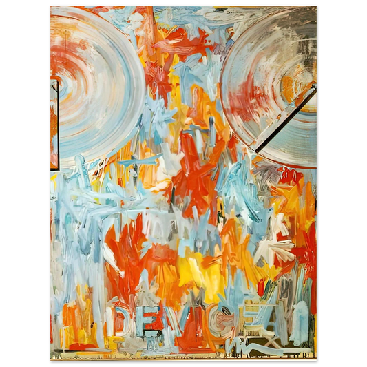 Jasper Johns - DEVICE  75x100 cm / 30x40inches Fine Art Poster